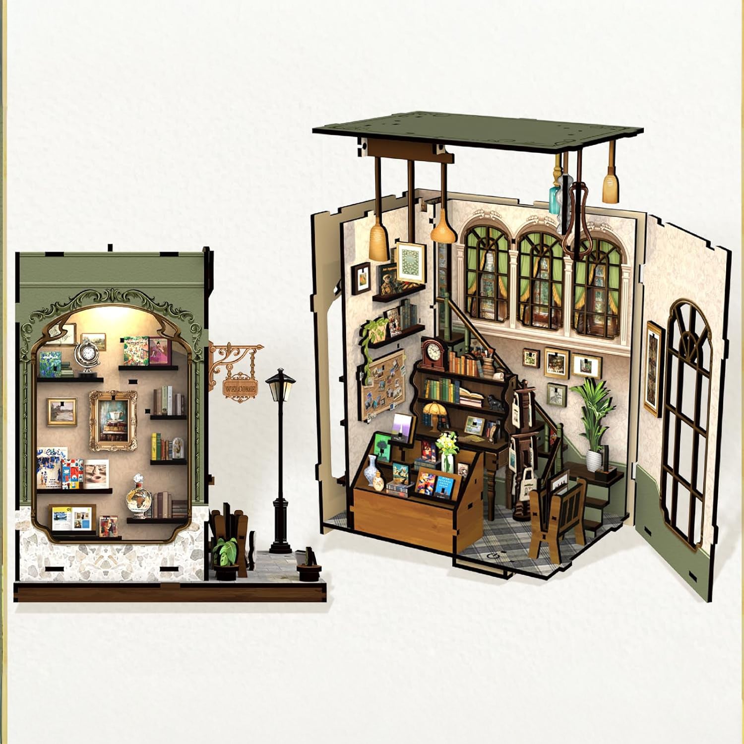 Livraria & Galeria de Arte | Casa Miniatura DIY