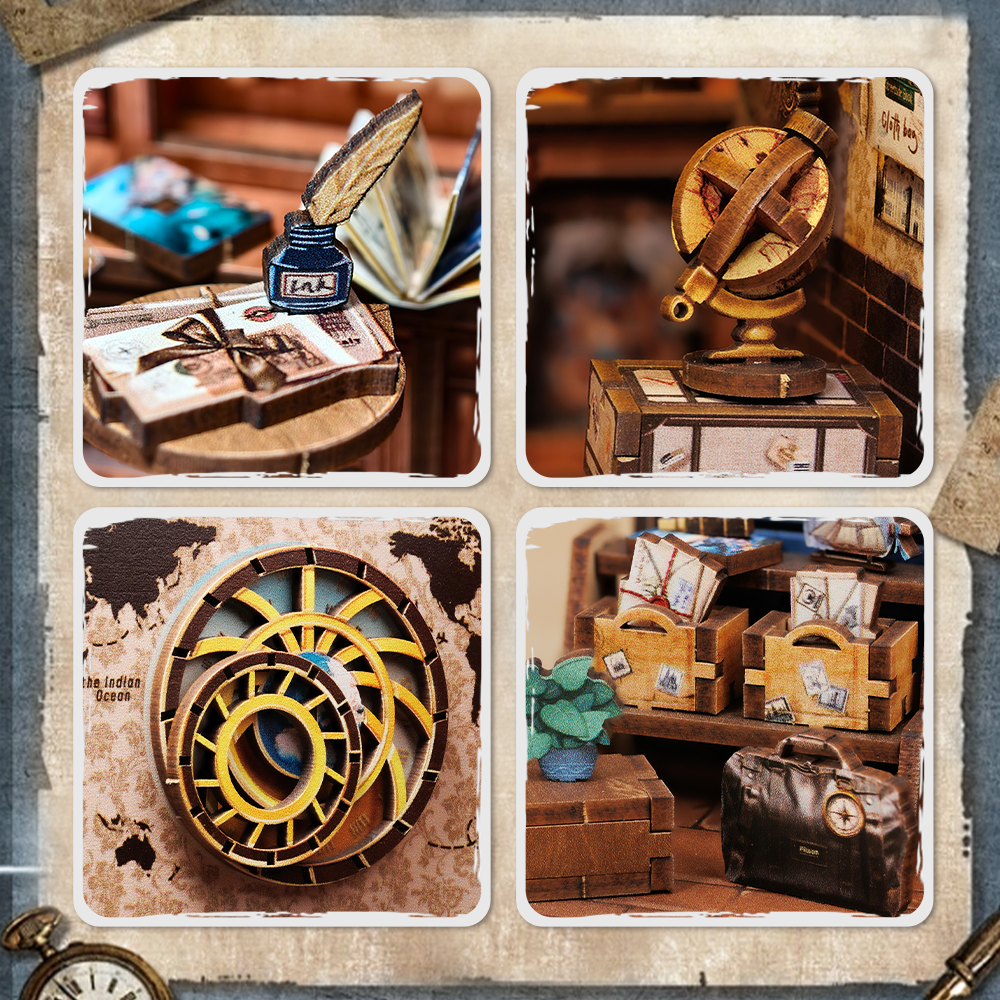 Livraria Jornadas do Viajante Casa Miniatura DIY