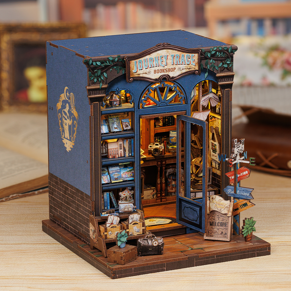Livraria Jornadas do Viajante Casa Miniatura DIY