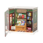 Livraria Nostálgica Casa Miniatura DIY