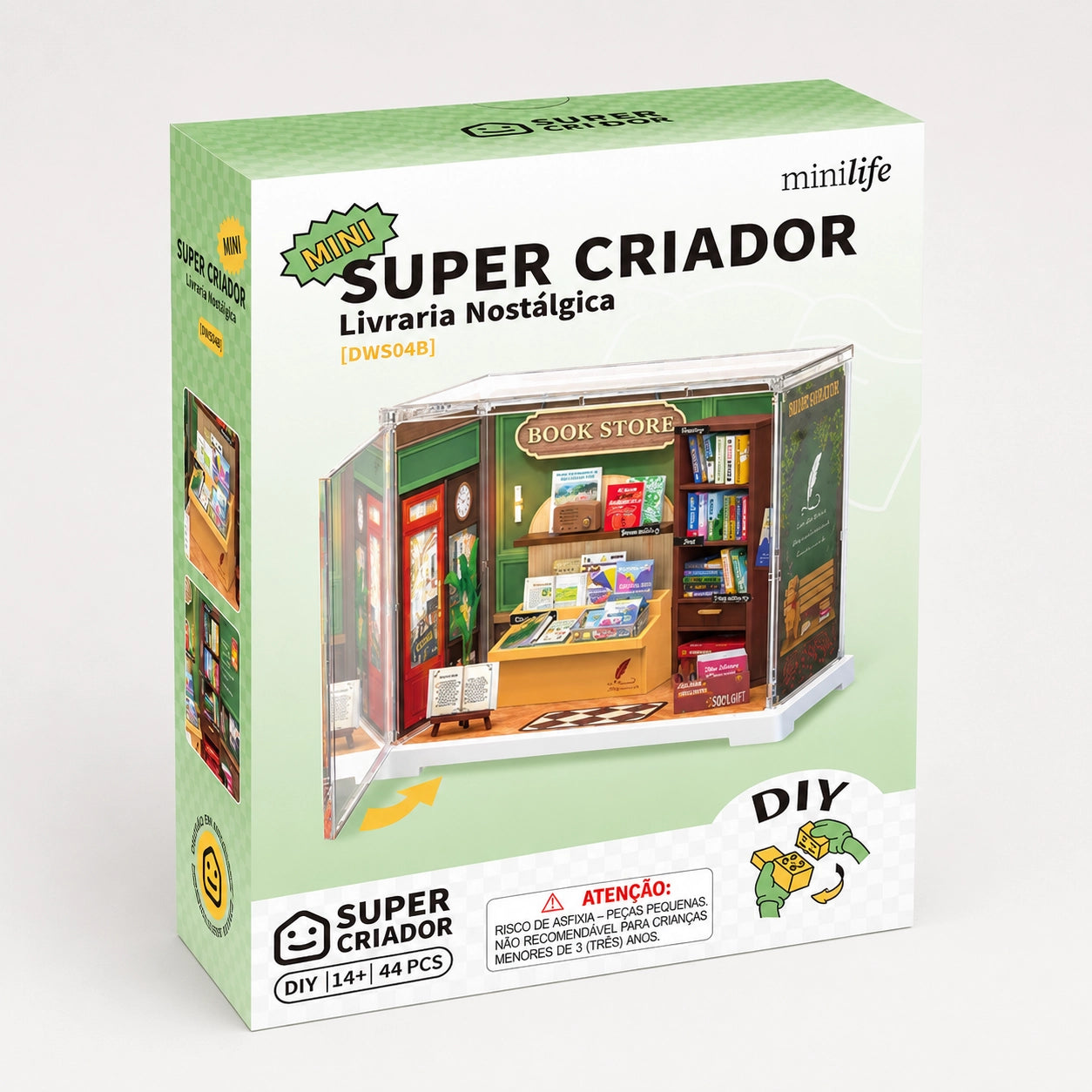 Livraria Nostálgica | Casa Miniatura DIY