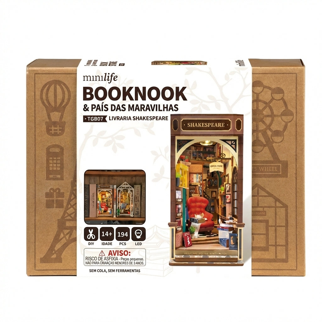 Livraria Shakespeare | Book Nook DIY