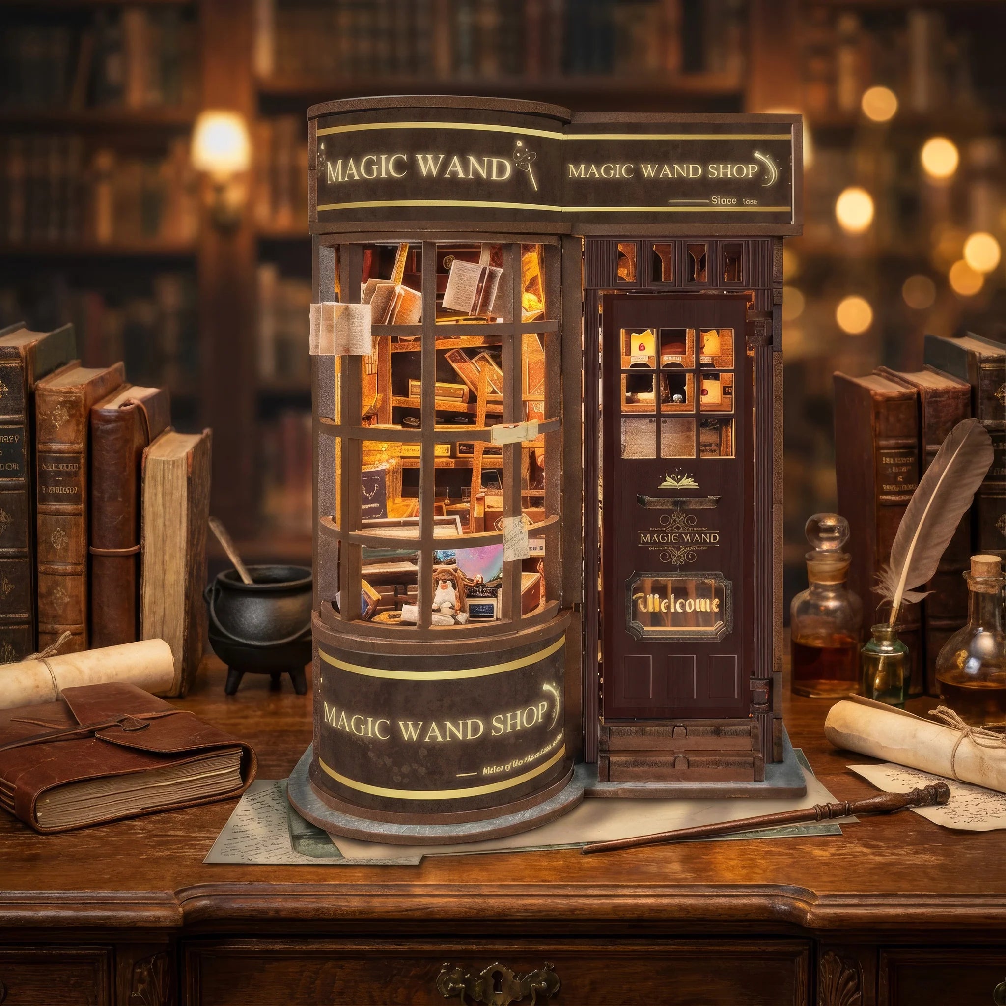 Loja de Varinhas Mágicas | Book Nook DIY