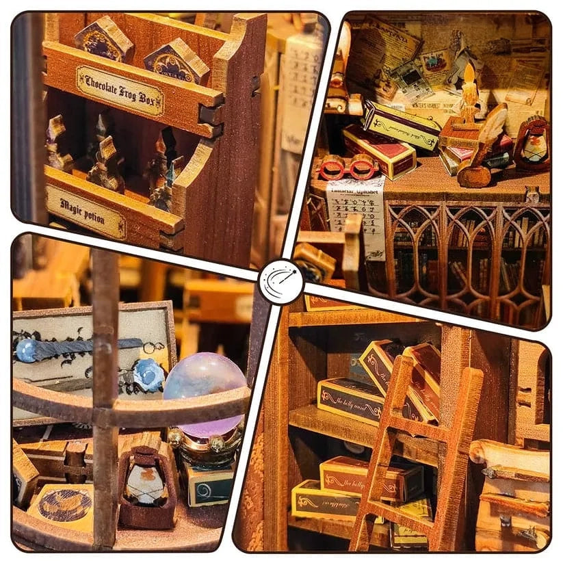 Loja das Varinhas Mágicas Book Nook DIY