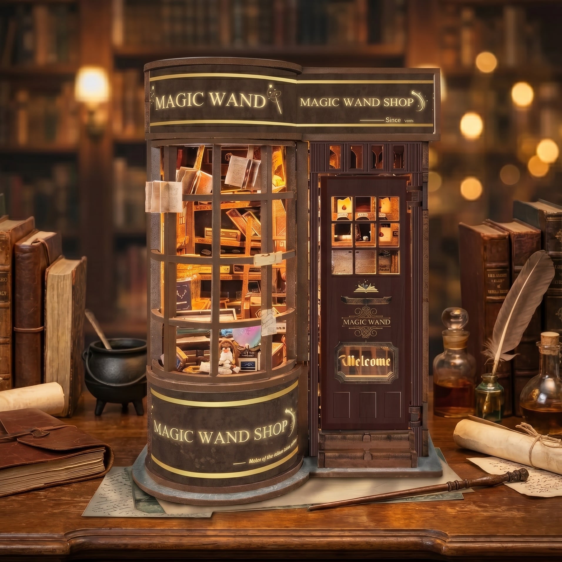 Loja de Varinhas Mágicas | Book Nook DIY