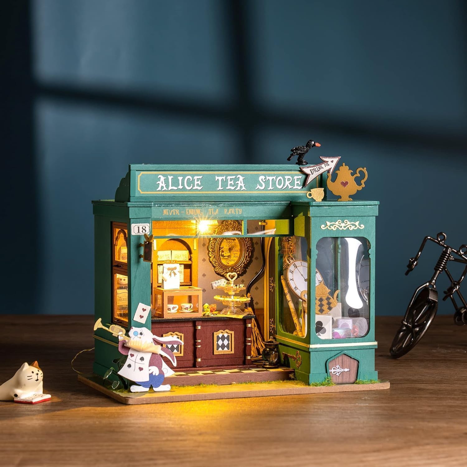 Loja de Chá da Alice | Casa Miniatura DIY