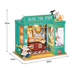 Loja de Chá da Alice | Casa Miniatura DIY