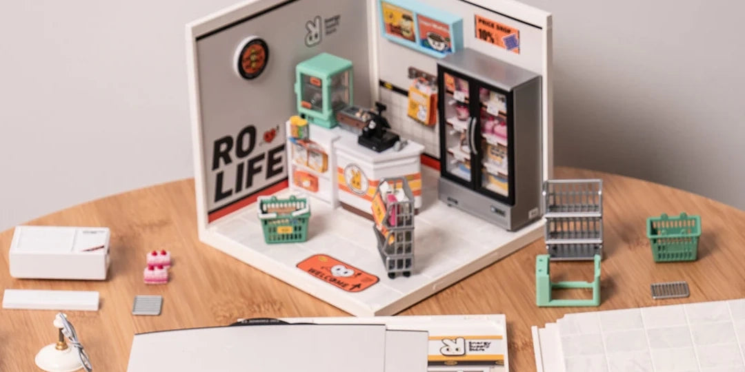 loja de conveniencia casa miniatura - montagem imagem 1