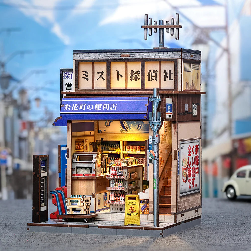 Loja de Conveniência Japonesa Beika-cho Casa Miniatura DIY
