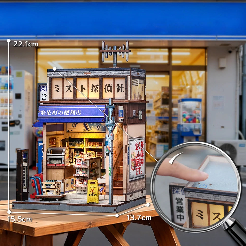 Loja de Conveniência Japonesa Beika-cho Casa Miniatura DIY