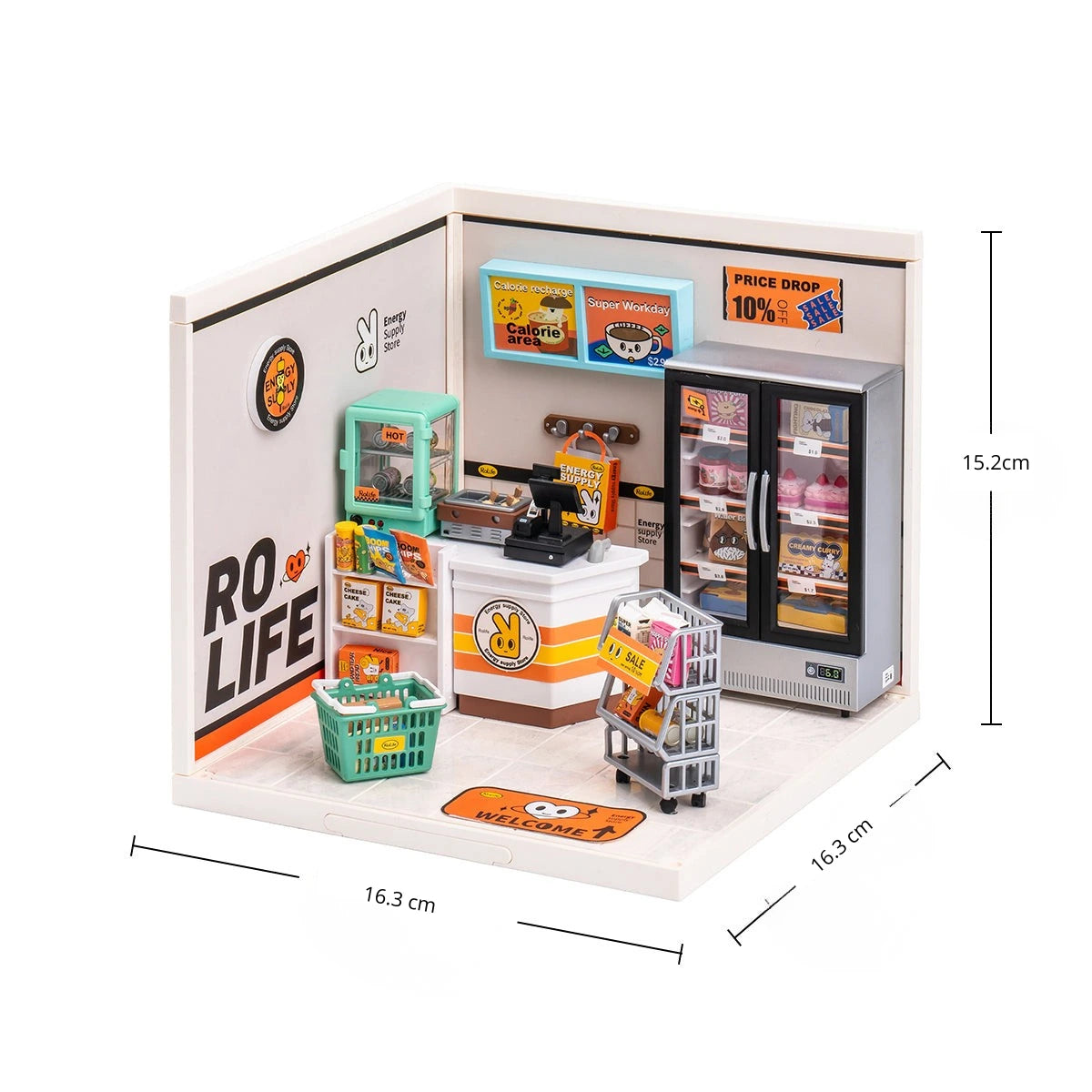 Loja de Conveniência Casa Miniatura DIY