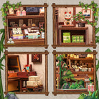 Loja de Doces Japonesa Casa Miniatura DIY