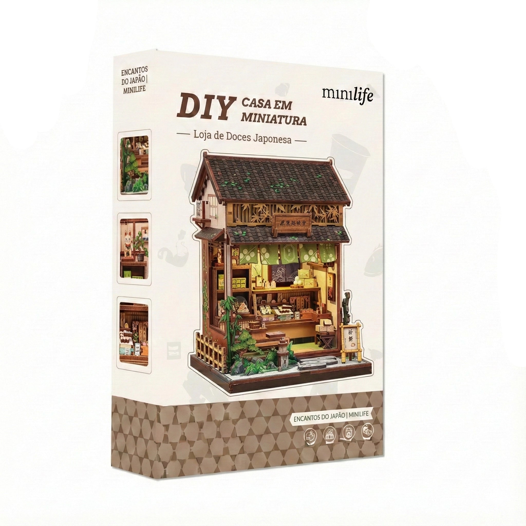 Loja de Doces Japonesa Casa Miniatura DIY