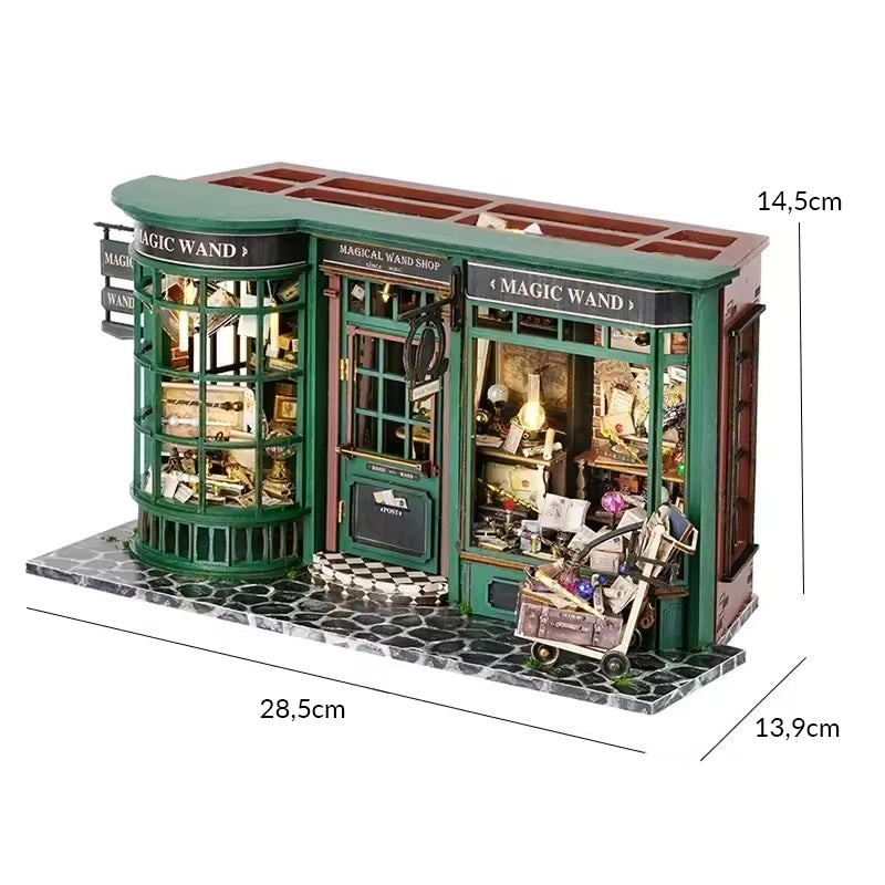 Loja de Magia Casa Miniatura DIY