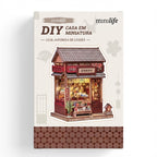 Loja Japonesa de Leques Casa Miniatura DIY