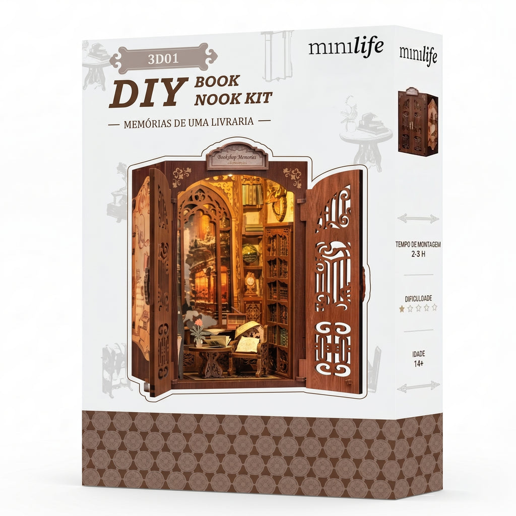 Coleção Livrarias Encantadas | Book Nook DIY