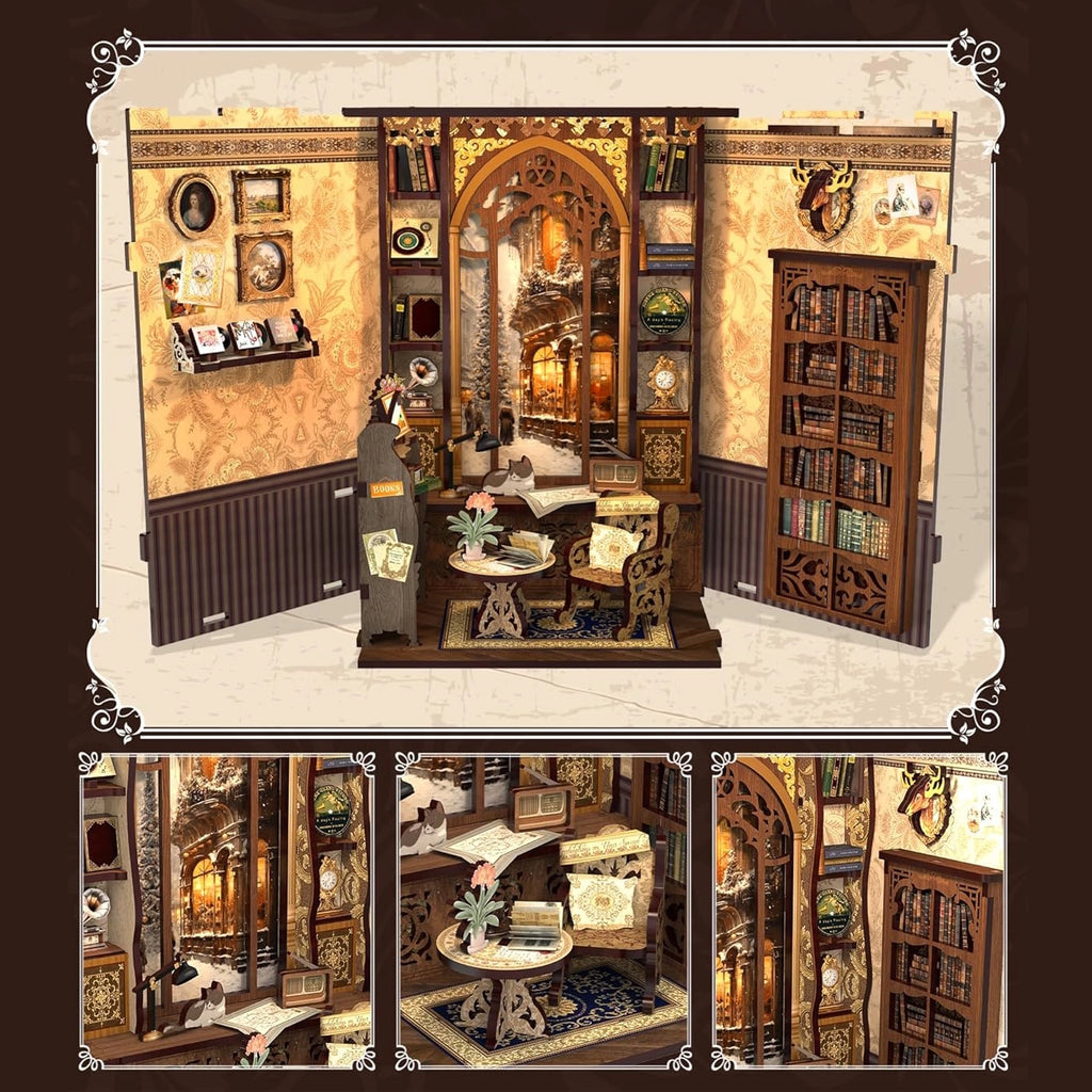 Memórias de uma Livraria Book Nook DIY