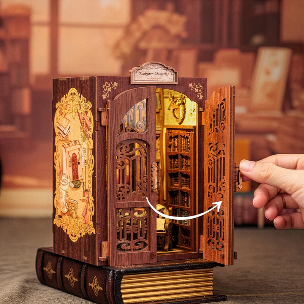 Memórias de uma Livraria Book Nook DIY