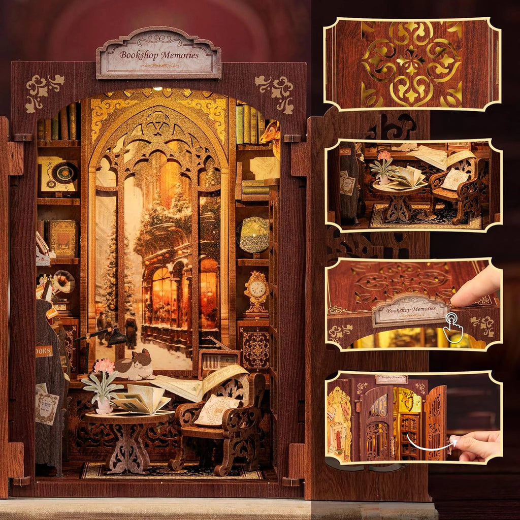 Memórias de uma Livraria Book Nook DIY