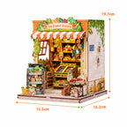 mercearia dos verdes casa miniatura diy - imagem dimensoes