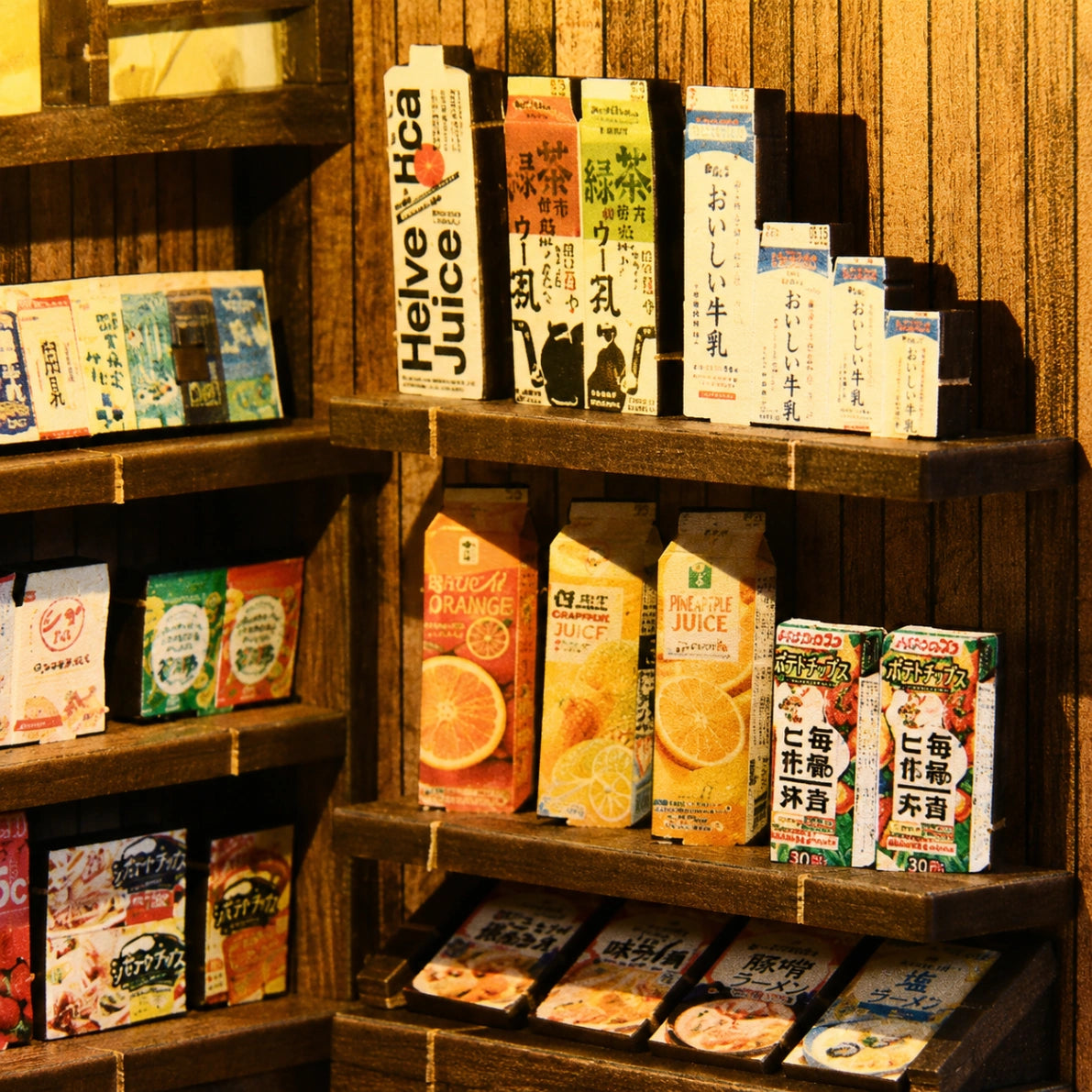 Mercearia Japonesa Kasuga | Casa Miniatura DIY - carrossel imagem 5
