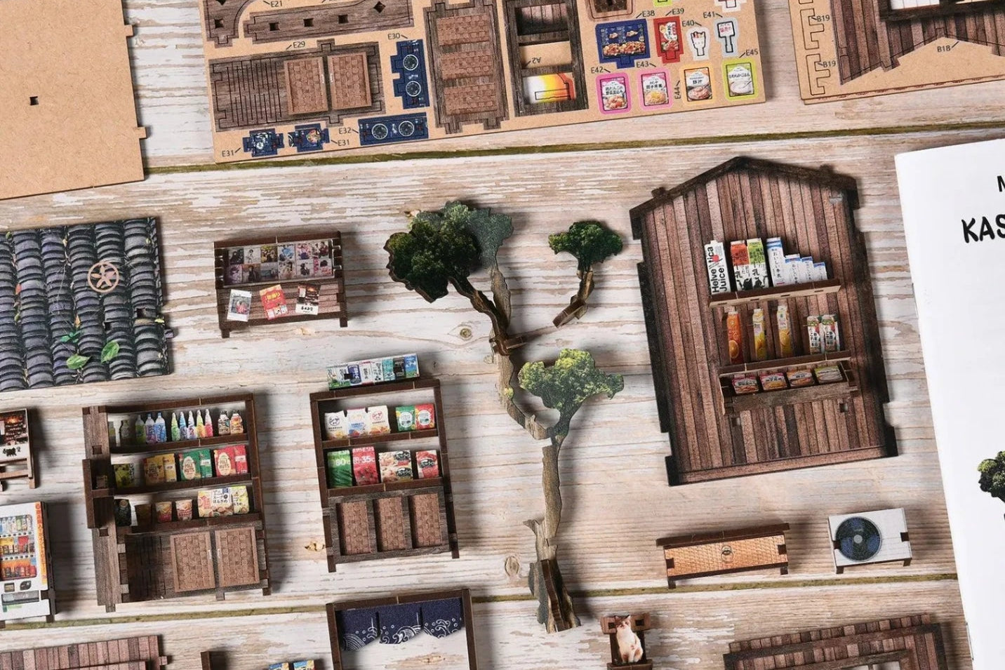 Mercearia Japonesa Kasuga | Casa Miniatura DIY - montagem imagem 1
