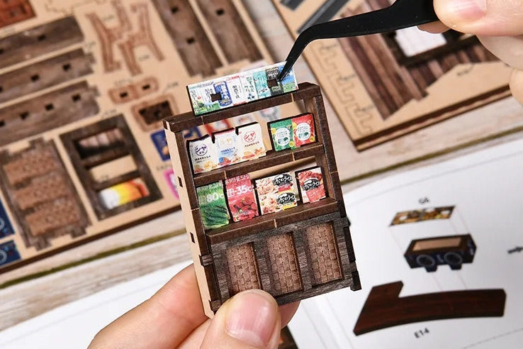 Mercearia Japonesa Kasuga | Casa Miniatura DIY - montagem imagem 2