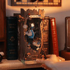 Mergulho no País das Maravilhas | Book Nook DIY