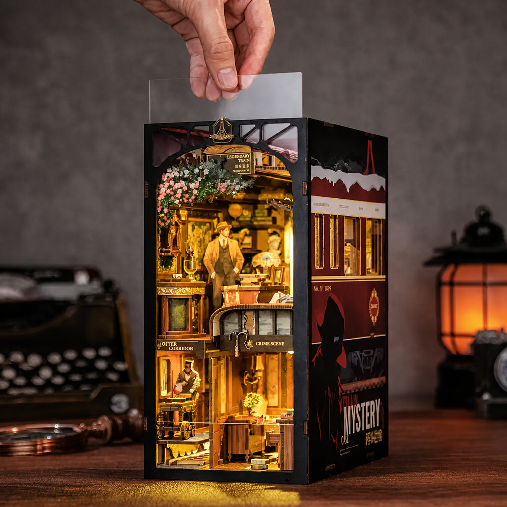 Mistério no Trem | Book Nook DIY
