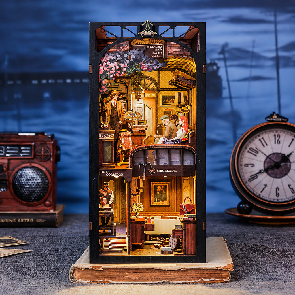 Mistério no Trem | Book Nook DIY