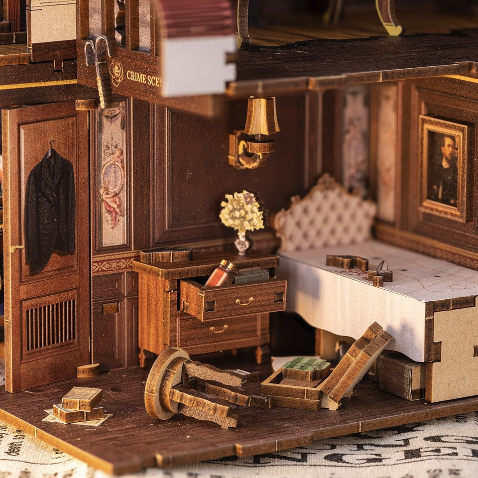 misterio no trem book nook diy - carrossel imagem 1