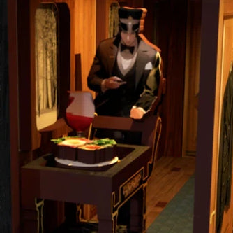 misterio no trem book nook diy - carrossel imagem 4