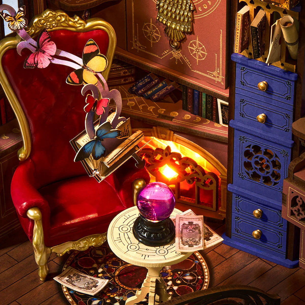 Mundo Mágico da Fantasia Book Nook DIY