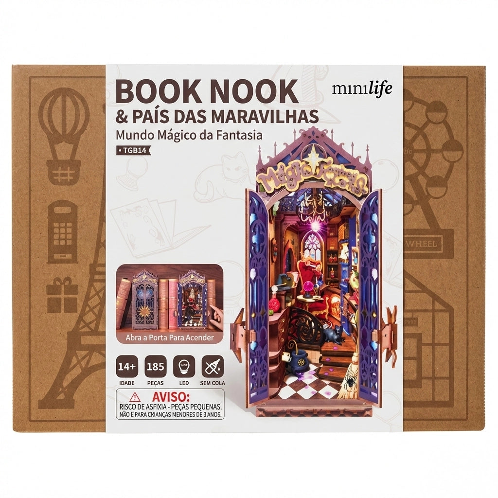 Mundo Mágico da Fantasia | Book Nook DIY