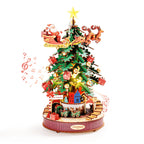 Natal Encantado – Árvore Musical Quebra-cabeça 3D em Madeira DIY