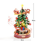 Natal Encantado – Árvore Musical Quebra-cabeça 3D em Madeira DIY