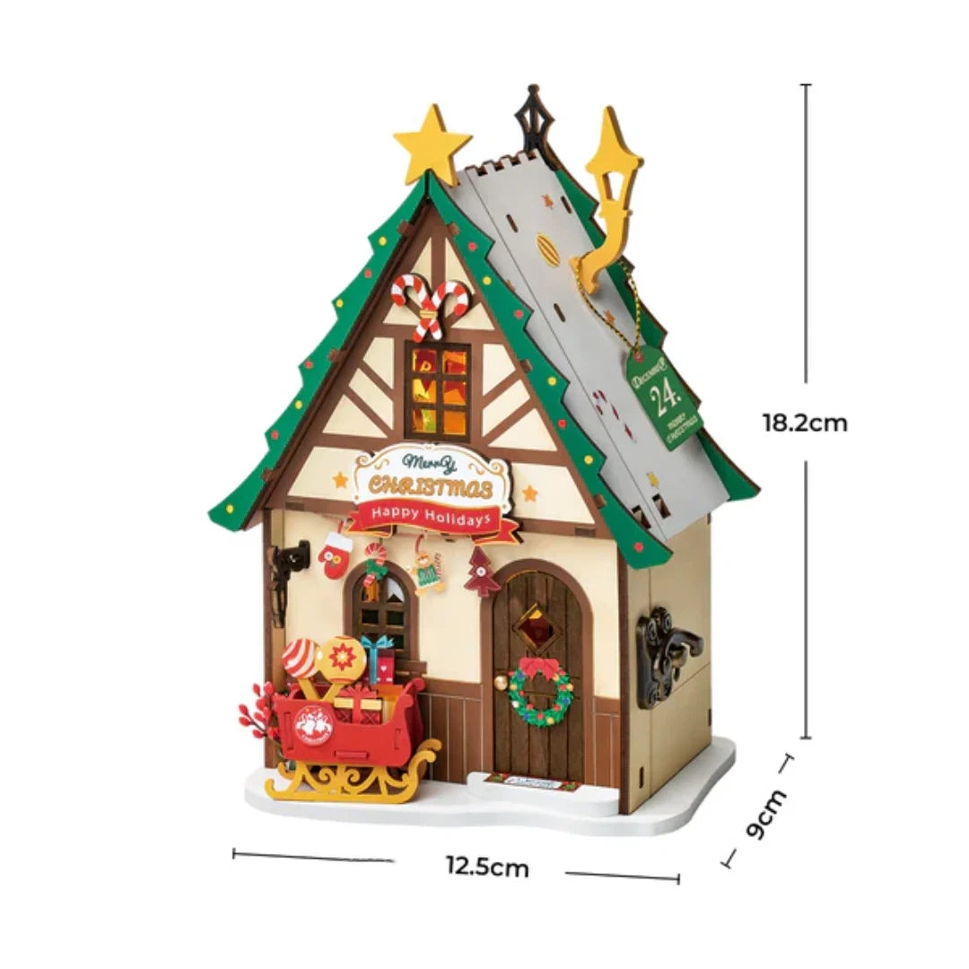 natal encantado casa cintilante - imagem dimensoes
