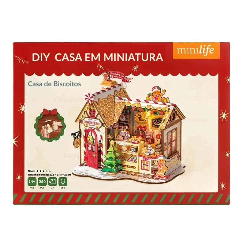 natal encantado casa de biscoito - imagem caixa do produto