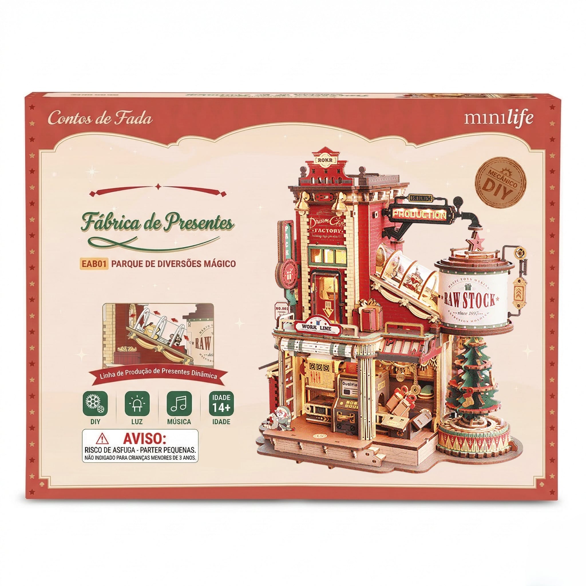Fábrica de Presentes Musical | Quebra-cabeça 3D