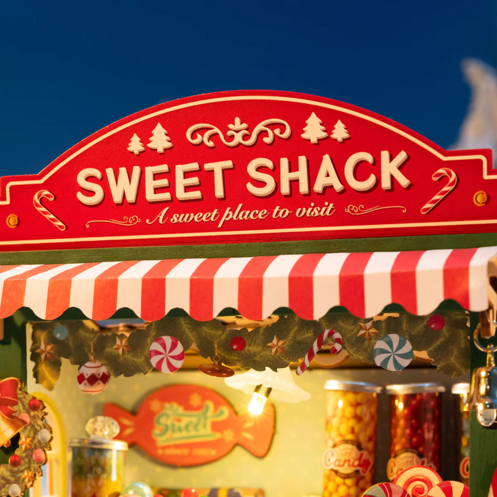 Natal Encantado - Loja de Doces Casa Miniatura DIY