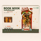 natal encantado rua festiva book nook diy - imagem caixa do produto