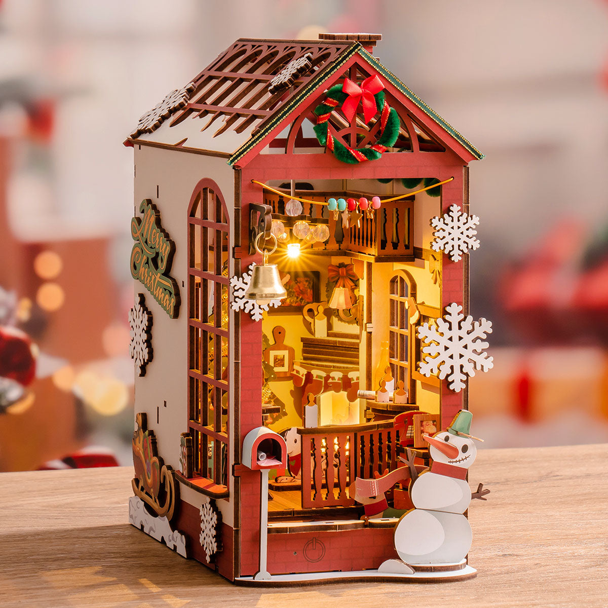 Natal Encantado - Sala Aconchegante Book Nook DIY