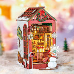 Natal Encantado - Sala Aconchegante Book Nook DIY