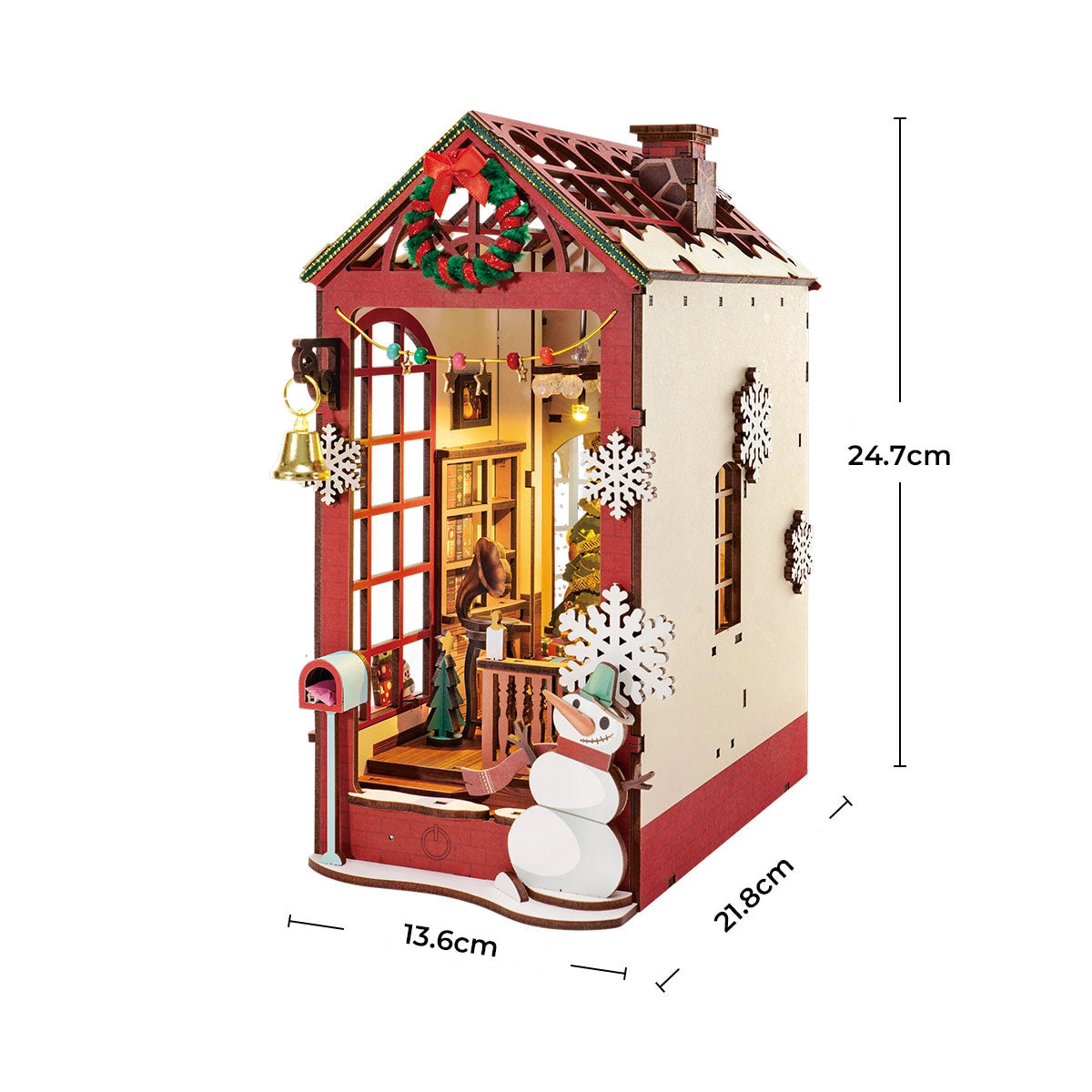 Natal Encantado - Sala Aconchegante Book Nook DIY