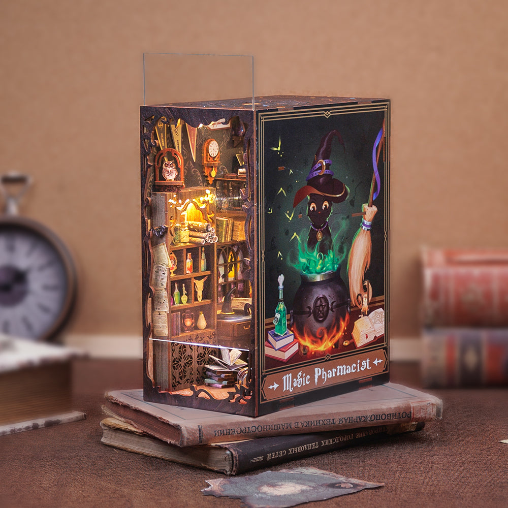 O Farmacêutico Mágico Book Nook DIY