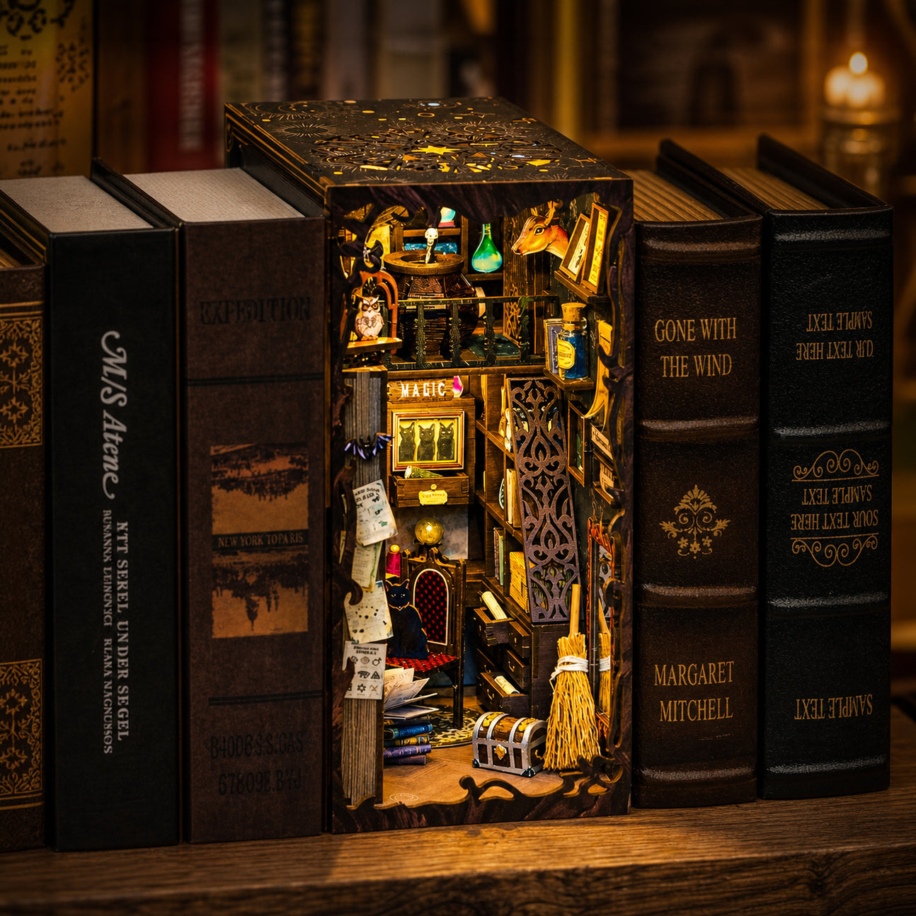 O Farmacêutico Mágico | Book Nook DIY