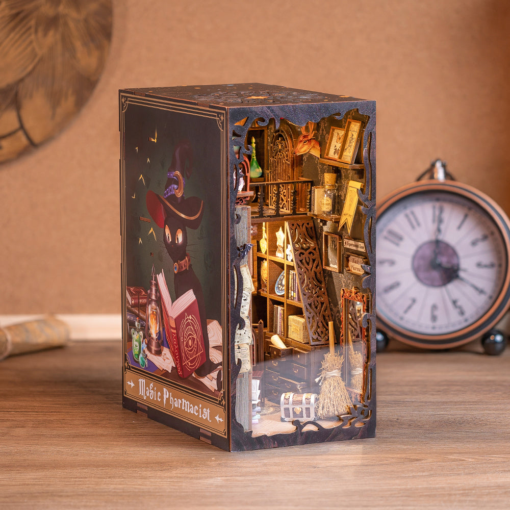 O Farmacêutico Mágico Book Nook DIY