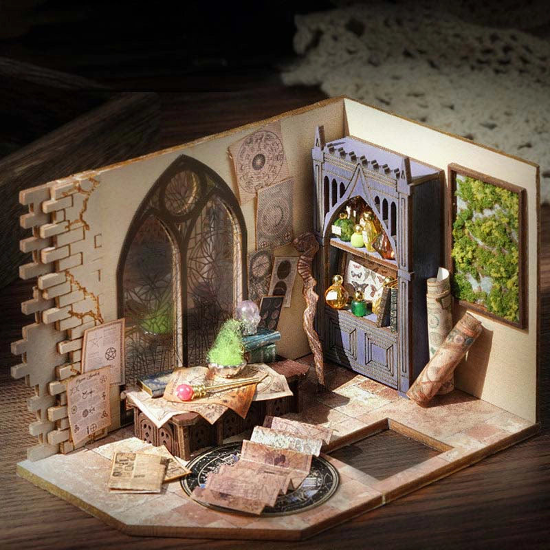 Oficina de Feitiços Casa Miniatura DIY