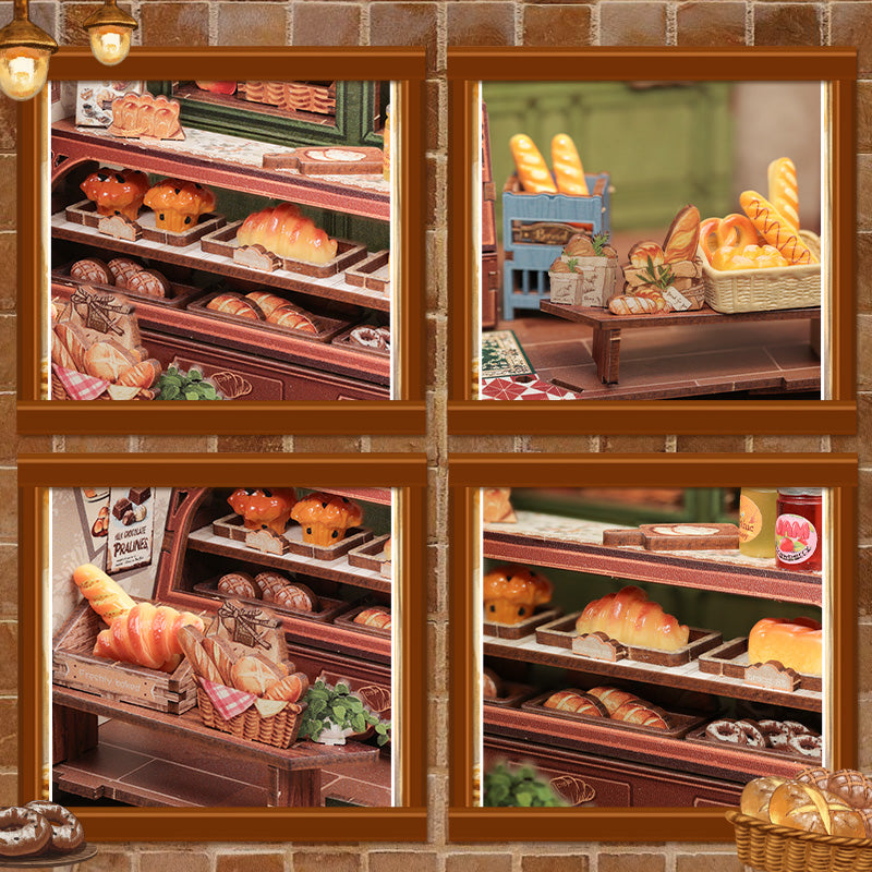 Padaria da Sra. Hunt Casa Miniatura DIY