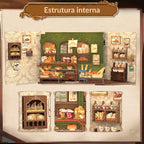 Padaria da Sra. Hunt Casa Miniatura DIY